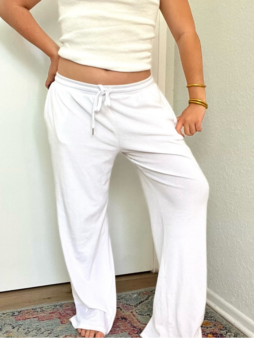 Juicy Couture Wide Leg Velour Sweatpants
